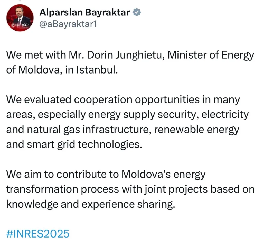 Ministrul Energiei s-a întors de la Istanbul: Coridorul Vertical și parteneriatele regionale, în prim-plan 4 RENERGY