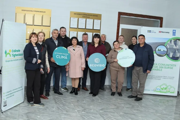 La Cociulia a fost lansată prima comunitate de energie regenerabilă din Moldova