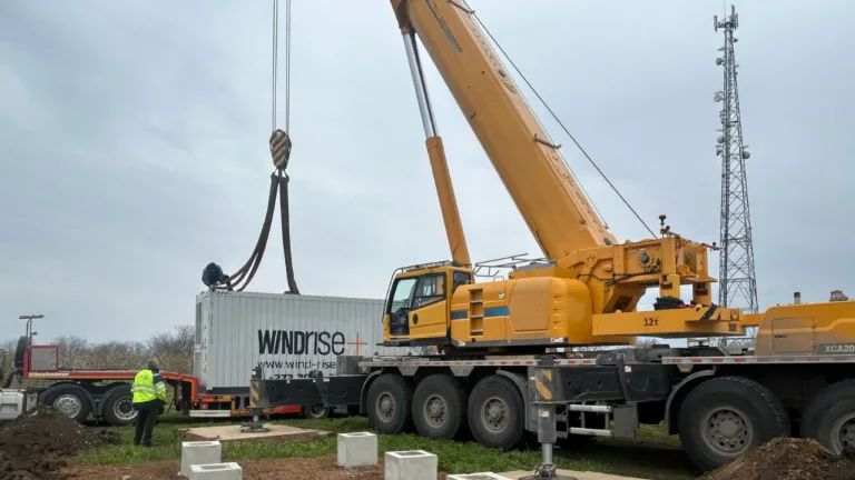 WindRise Plus mai aduce o unitate de stocare: BESS de 5 MWh instalat la Bujor, integrarea urmează